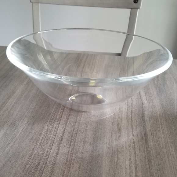 Vintage Crystal Bowl 10" diameter 4" deep - Picture 6 of 6
